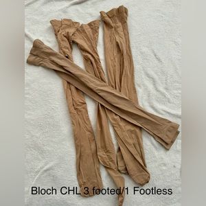 Bloch tan dance tights bundle